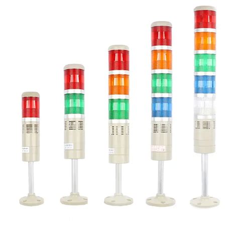 Security Warning Safety Stack Lamp Red Green Led Flash Industrial Tower