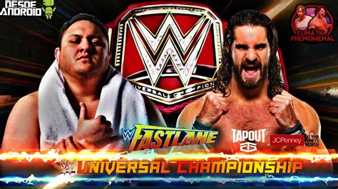 Como Hacer Un Match Card De WWE FASTLANE 2017 Desde Android TUTORIAL