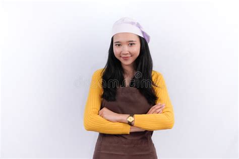 Indonesian Asian Woman With Long Black Hair Is Hugging Herself Stock Image Image Of Brunette