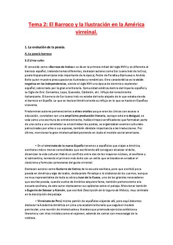 Tema Fundamentos De La Literatura Hispanoamericana Pdf