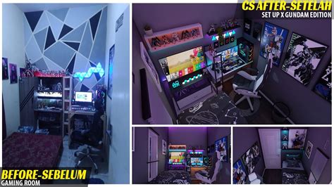 Renovasi Kamar Desain Kamar Gaming Minimalis X Dengan Tema