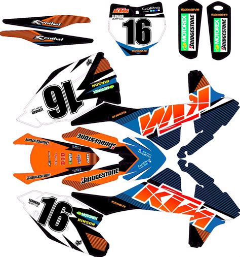 Kit D Co Perso Ktm Sx Sxf Exc Rd Shop Fr