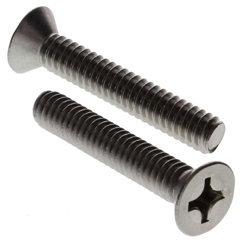 Tacoma Screw Products X Flat Head Phillips Machine Screws