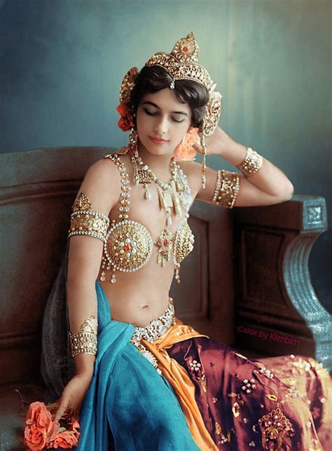 Mata Hari 1910s [588x800] Colorized • R Historyporn Mata Hari Women Fashion