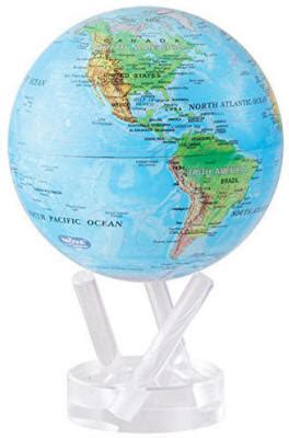 Mova Globe Solar Power Blue Relief Free Shipping