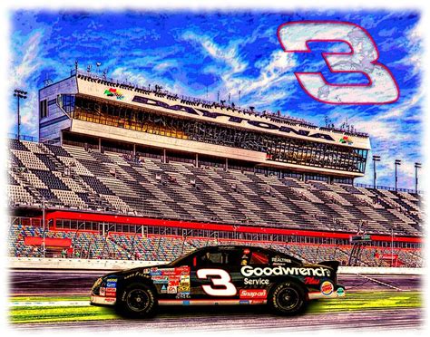 Dale Earnhardt Sr The Intimidator Painting By Charles Ott