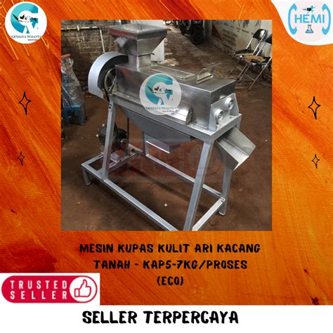 Jual Mesin Kupas Kulit Ari Kacang Tanah Kap Kg Proses Eco