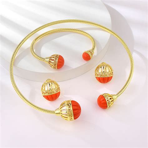 Filigree Casual Dubai Piece Jewelry Set