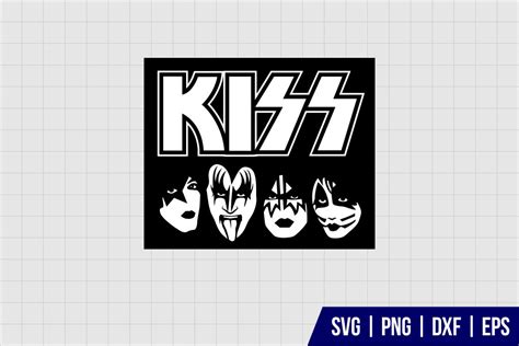 Kiss Band Faces Svg Gravectory