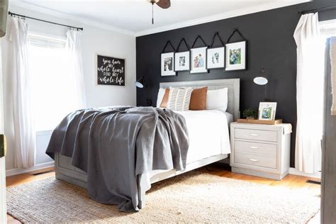 Master Bedroom Black Accent Wall Cityloftsherwinwilliams Black Accent