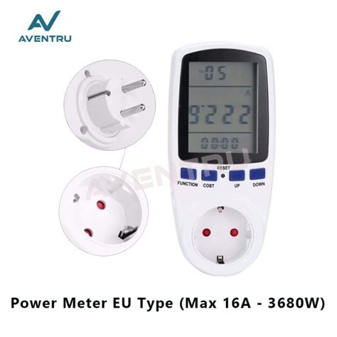 Jual Alat Ukur KWH Watt Volt Ampere Meter AC Digital Daya Biaya Listrik