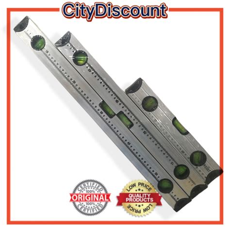 Cod Aluminum Level Bar Silver 30 40 50 60 Shopee Philippines