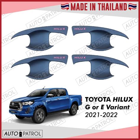 Toyota Hilux Variant G Or E Bowl Cover Garnish Matte Black