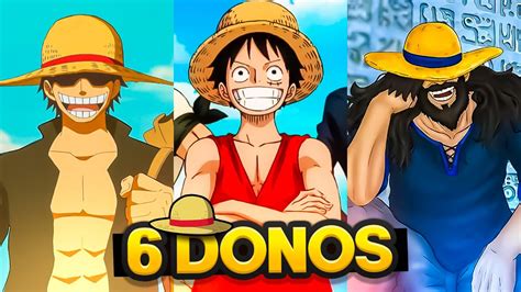 TODOS DONOS DO CHAPÉU DE PALHA DO LUFFY 6 DONOS YouTube