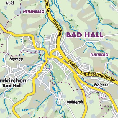 Bad Hall Stadtpläne und Landkarten