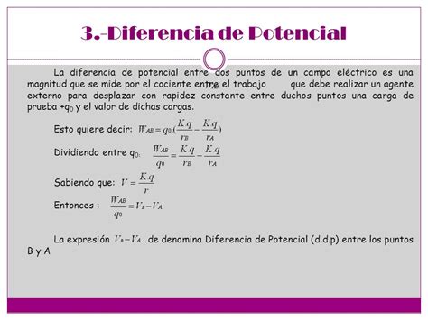 Energ A Potencial El Ctrica Potencial Y Diferencia De Potencial Ppt