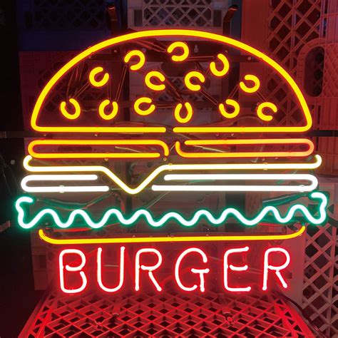 Neon Sign Burger アメリカン雑貨の仕入れならunitewholesale