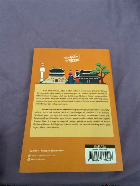 Buku Bahasa Korea Kkuljaem Buku Alat Tulis Buku Di Carousell