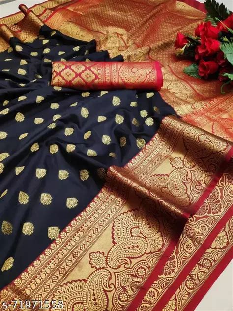 Pure Kanjivaram Self Jacquard Weaving Pure Mercerised Cotton Silk Sarees