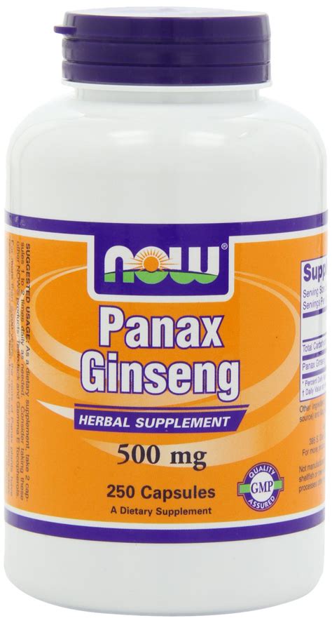 Now Foods 现在食品 人参胶囊panax Ginseng 250 Capsules 500mg一站式海淘，海淘花专业海外代购网站