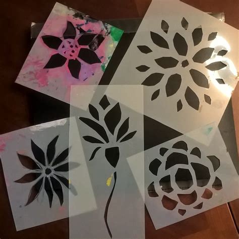 Stencil Art Using Stencils In Mixed Media