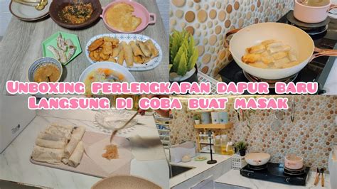 UNBOXING PERLENGKAPAN DAPUR BARU PREMIUM NON STICK SAUCE PAN MECOO