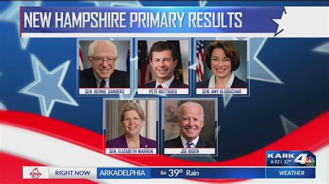 Sanders Edges Buttigieg In Nh Giving Democrats 2 Front Runners Youtube