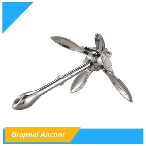 Docking Hardware Boat Folding Grapnel Anchor 316 Stainless Steel