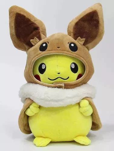 Pikachu Disfrazado De Eevee Peluche Cosplay Pokemon En Venta En Torre N