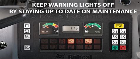 Bobcat Warning Lights Meaning