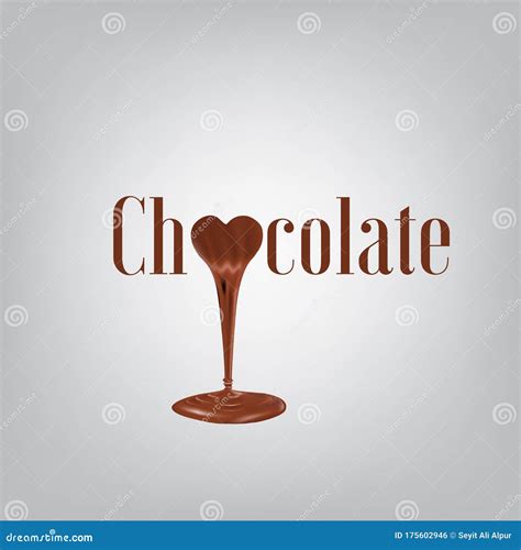 Chocolate Logo Stock Vector Illustration Of Drop Cafe 175602946