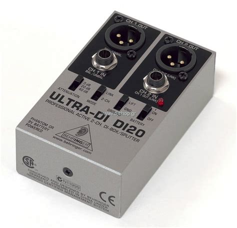 Behringer DI20 2 Channel Active DI Box