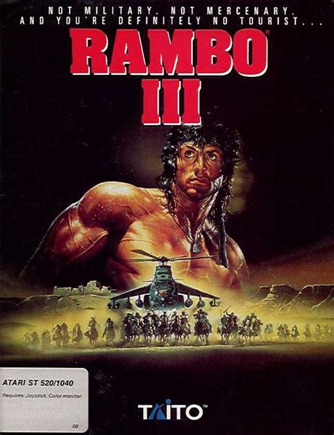 Rambo Iii For Atari St Mobygames