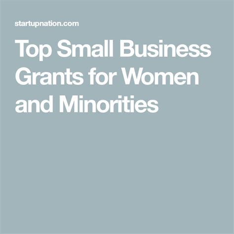 Top Small Business Grants For Women And Minorities In 2024 Business