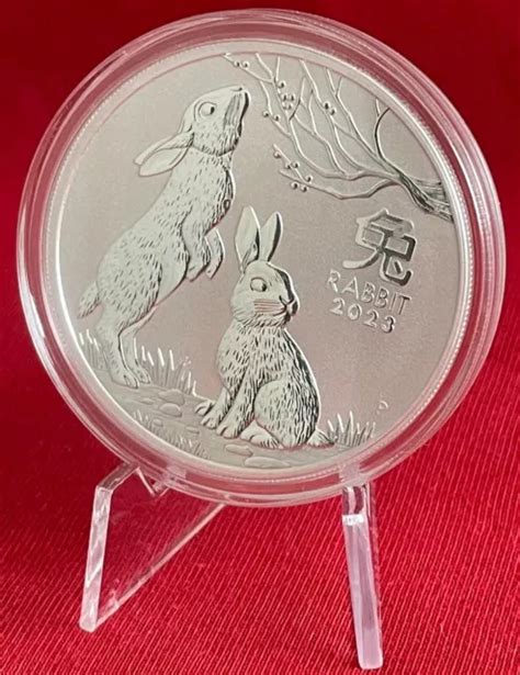 YEAR OF THE RABBIT AUSTRALIAN LUNAR SERIES III 2023 1oz Silver Coin