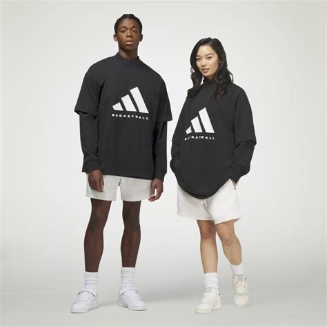 Adidas Adidas Basketball Tee Black Adidas Kw