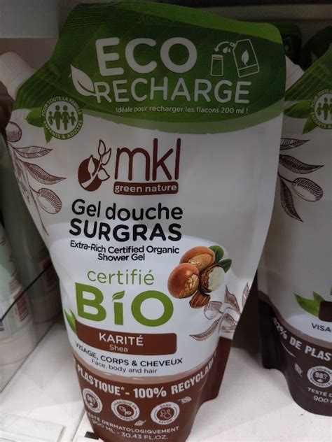 MKL Green Nature Eco recharge Certifiée Bio Karité 900 ml INCI Beauty