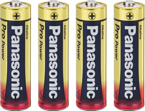 Panasonic Pro Power AA Alkaline Batterien LR06 1 5V 4 St Ab 1 34