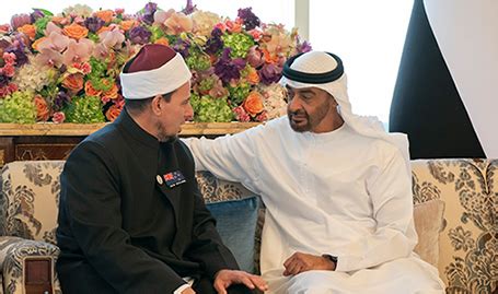 His Highness Sheikh Mohamed Bin Zayed Receives Imams Of Al Noor