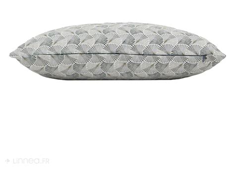 Housse De Coussin 40x60 Cm SHELL Gris Perle