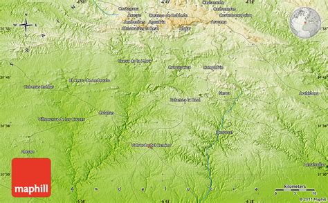 Physical Map of Tabladilla