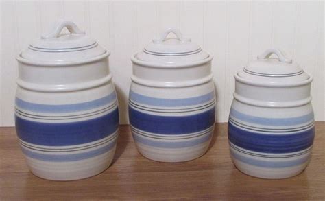 Pfaltzgraff RIO Canisters Set Of 3 Sealing Lids Pfaltzgraff