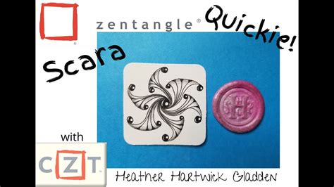 Scara Zentangle® Quickie Youtube