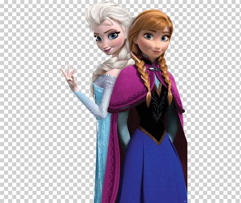 Disney Frozen Queen Эльза и принцесса Анна иллюстрация на синем фоне ...