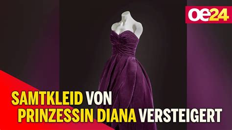 Samtkleid Von Prinzessin Diana Versteigert YouTube