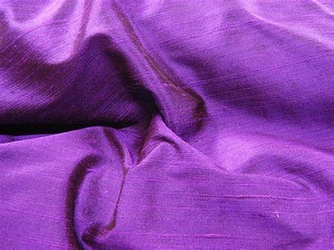 Purple Dupioni Silk Fabric Purple Silk Material Vogue Fabrics