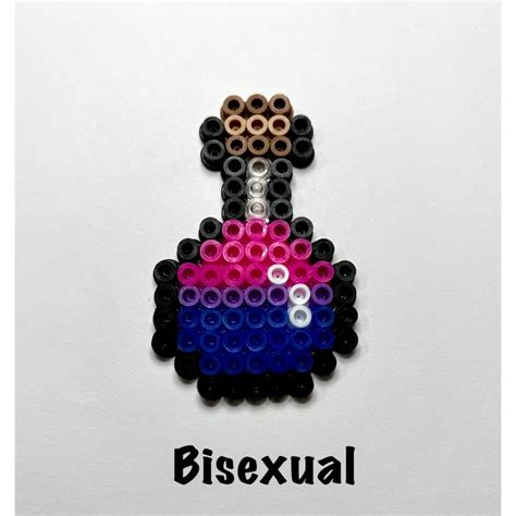 Pride Perler Bead Potion Bottle Keychain Or Magnet Etsy