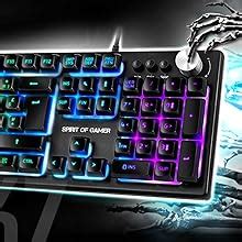 Spirit Of Gamer Pro K Clavier Semi M Canique Slim Pour Pc Ps Xbox