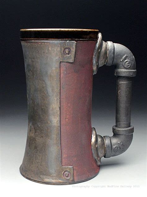 Andrew Massey Industrial Steampunk Pottery At Mudfire Gallery