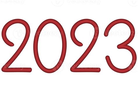 Free Frohes Neues Jahr 2023 Banner Designvorlage Logo Textzeichen Isoliert Für Web Oder